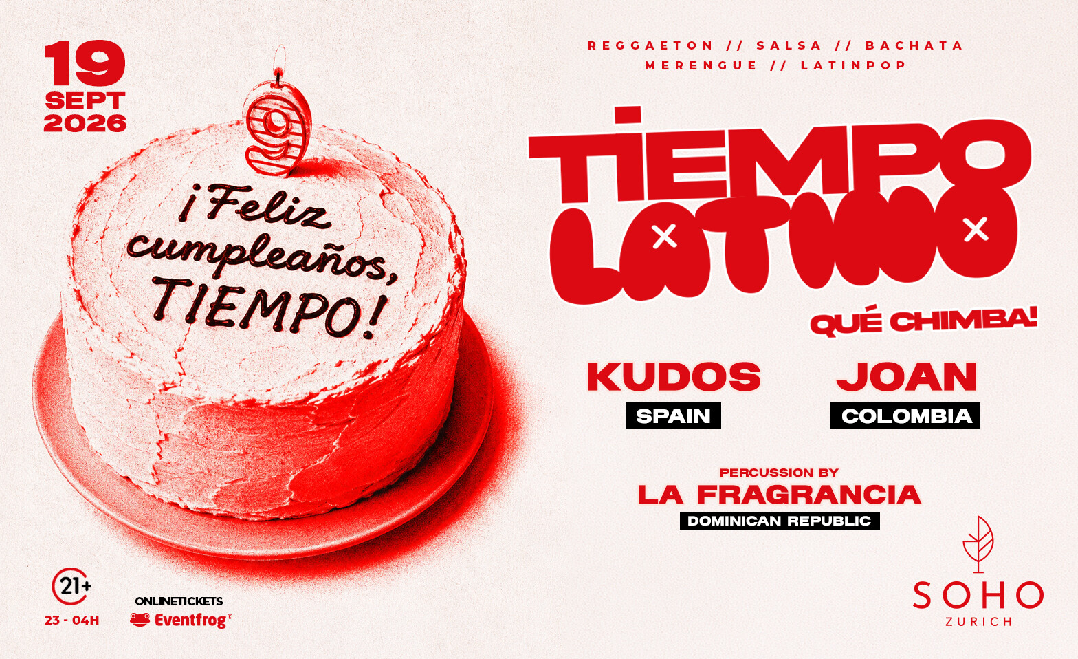 9 AÑOS TIEMPOLATINO • SOHO