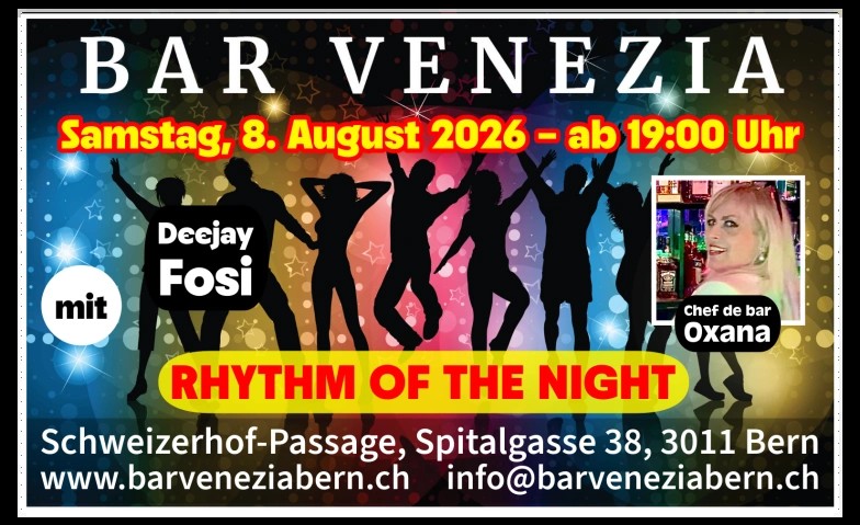 Rhythm of the Night mit Deejay Fosi