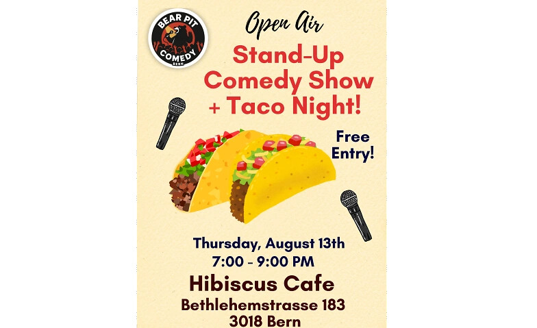 Open Air Stand-Up Comedy Show with Tacos!