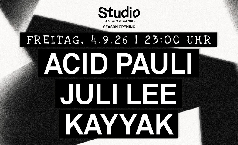 SEASON OPENING: ACID PAULI  JULI LEE  KAYYAK