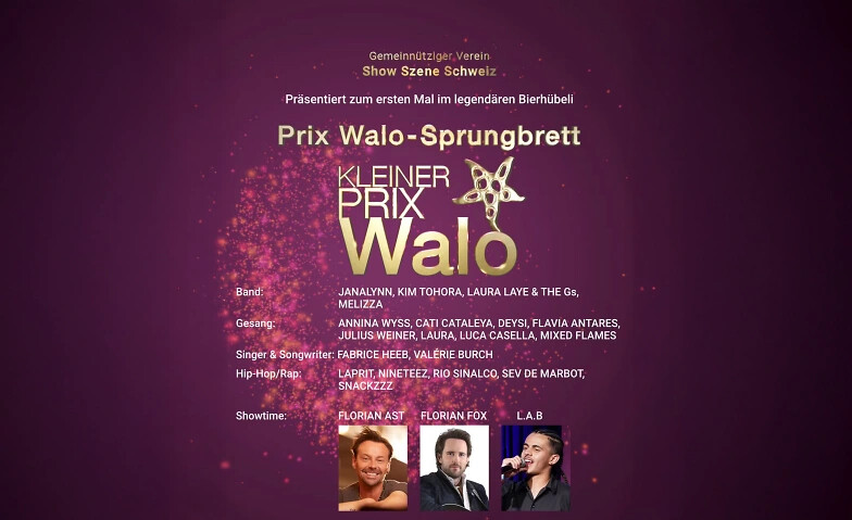 PRIX WALO-SPRUNGBRETT VORAUSSCHEIDUNG KLEINER PRIX WALO 2026