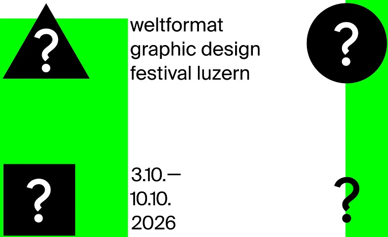 Weltformat Graphic Design Festival 2026