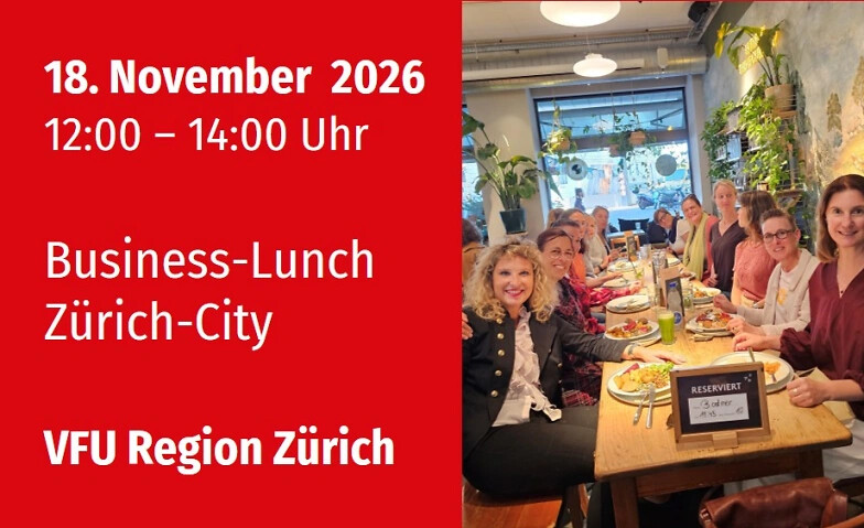 VFU Business-Lunch in Zürich, 18.11.2026