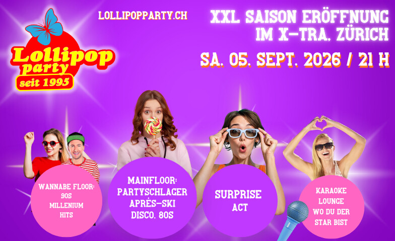 Lollipop Party XXL - Surprise Act - 2 Dance Floors & Karaoke