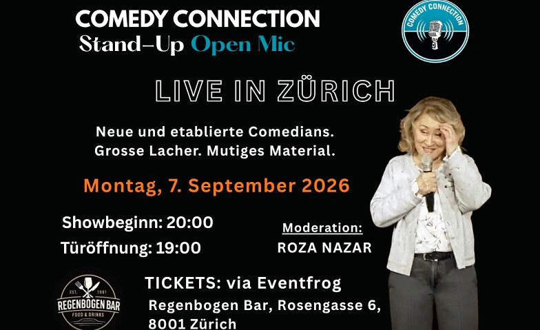COMEDY CONNECTION – Stand-up Comedy Open Mic Zürich