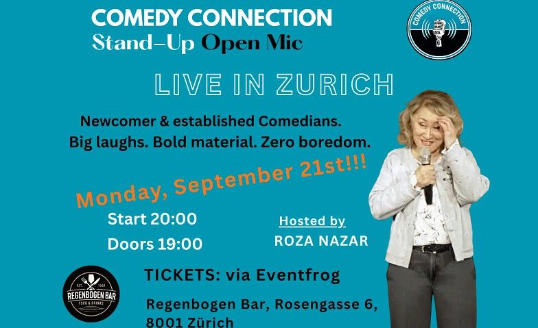 COMEDY CONNECTION – Stand-up Comedy Open Mic Zurich