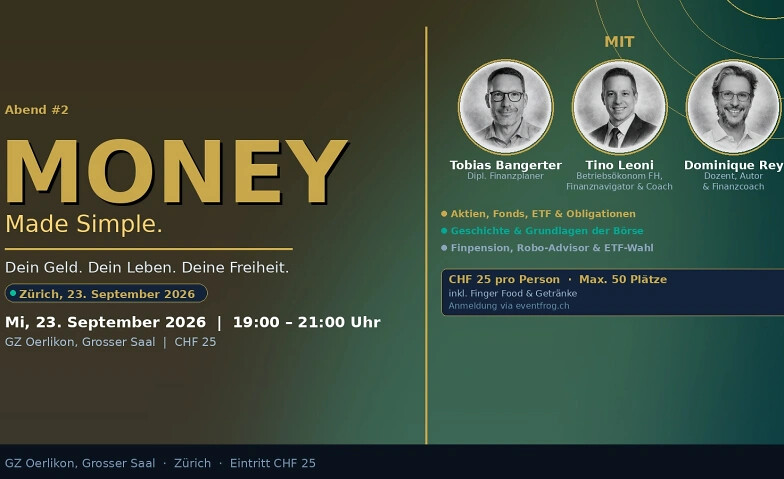 MONEY, Made Simple: Abend #2: Investieren verstehen