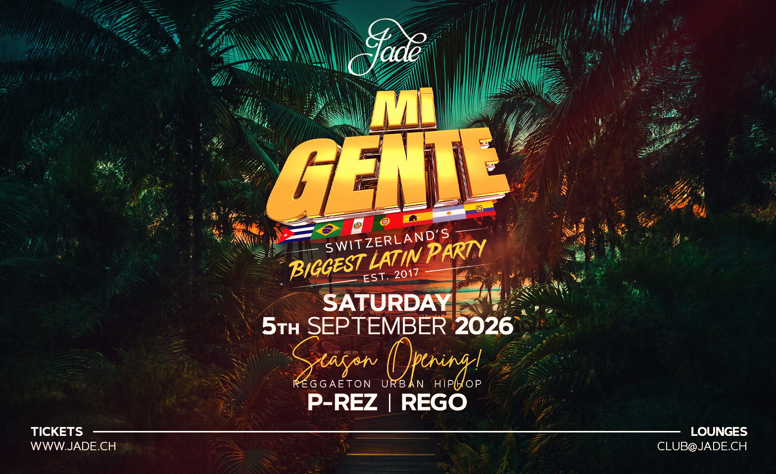Mi GENTE @JADE CLUB ZÜRICH