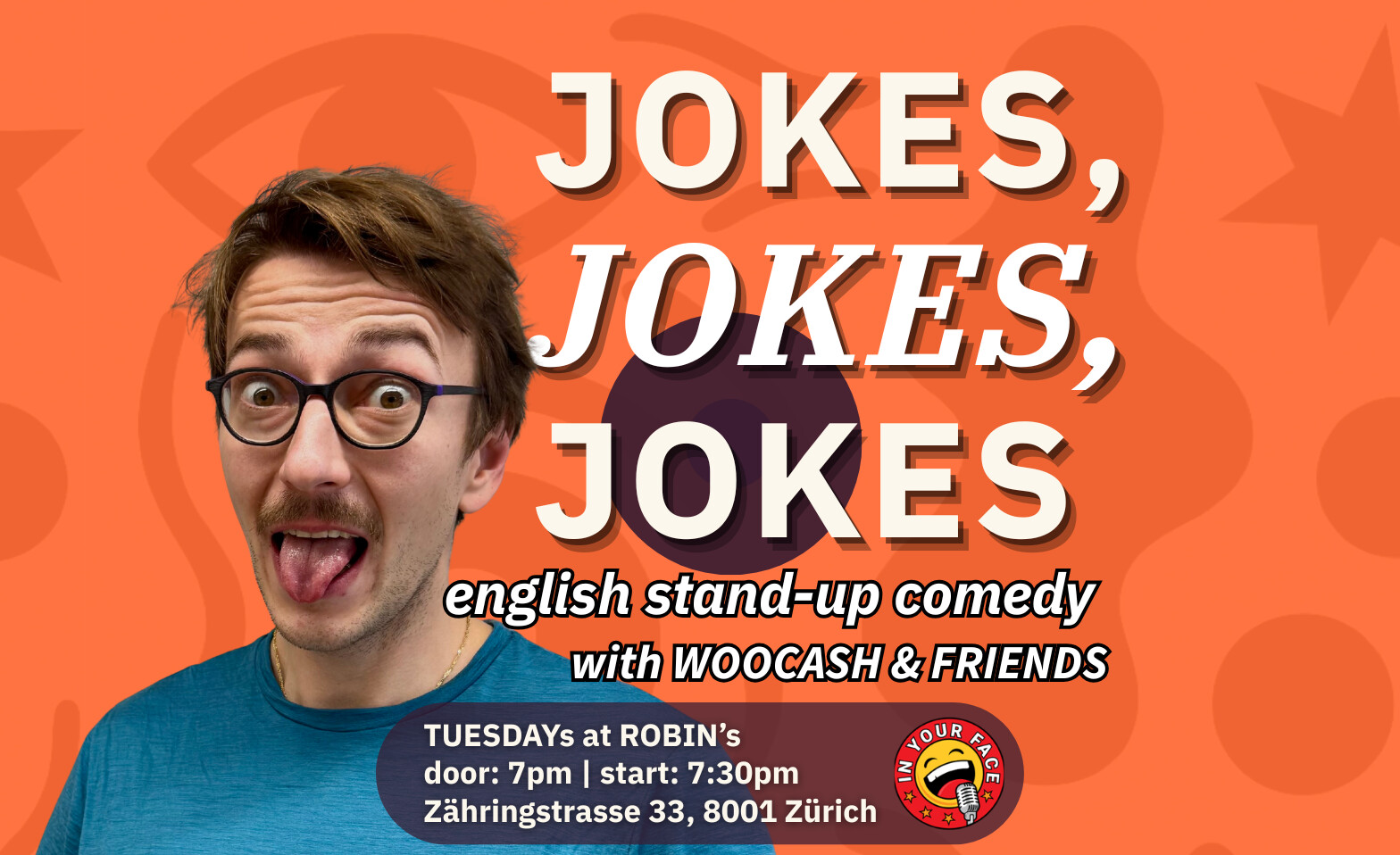 Jokes, Jokes, Jokes - English Stand-up comedy show