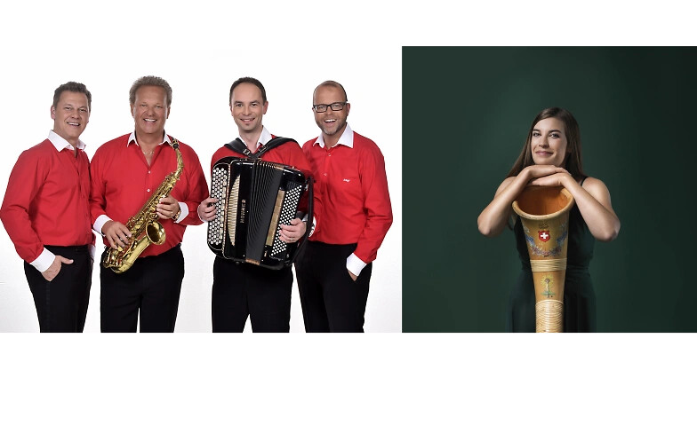 Kapelle Carlo Brunner & Alphornsolistin Lisa Stoll