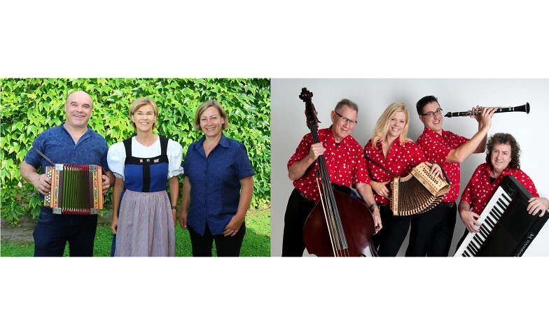 Geschwister Rymann mit Rita Burch am Bass & Ländler-Wurlitze