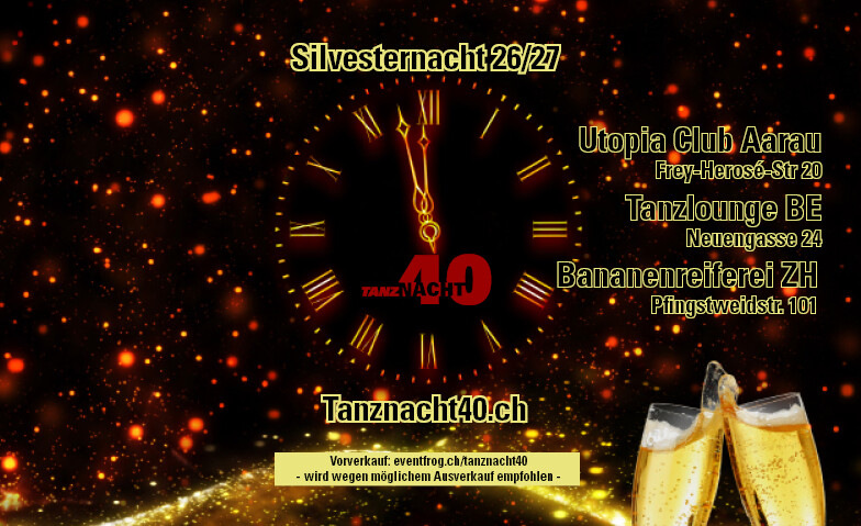 Silvester Tanznacht40  Tanzlounge Bern