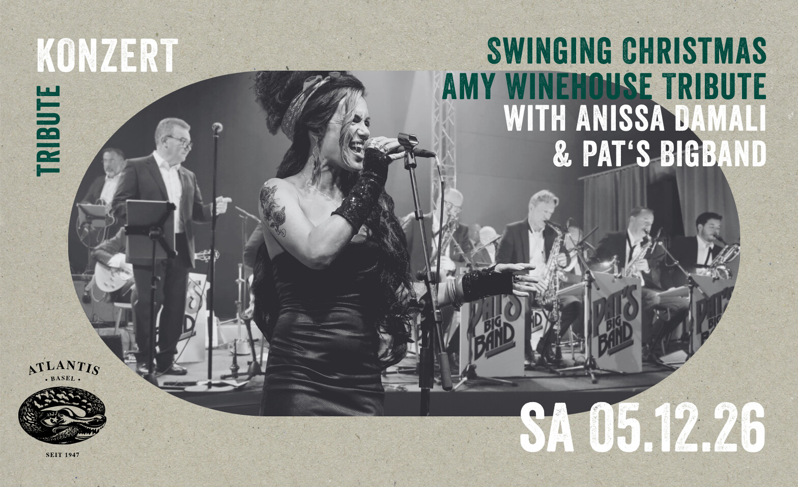 Amy Winehouse Tribute with Anissa Damali & Pats Big Band