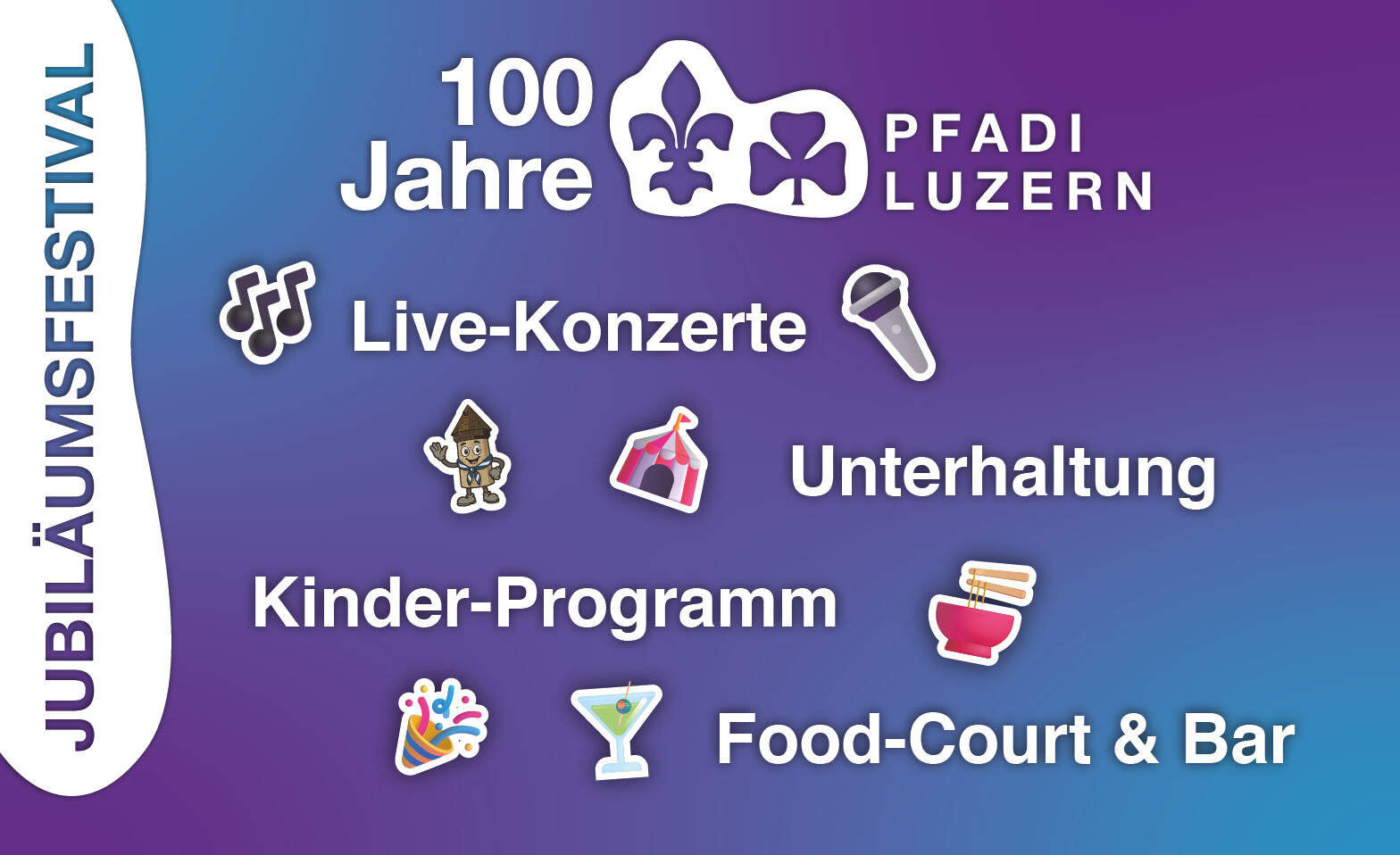 100 Jahre Pfadi Luzern Jubiläumsfestival