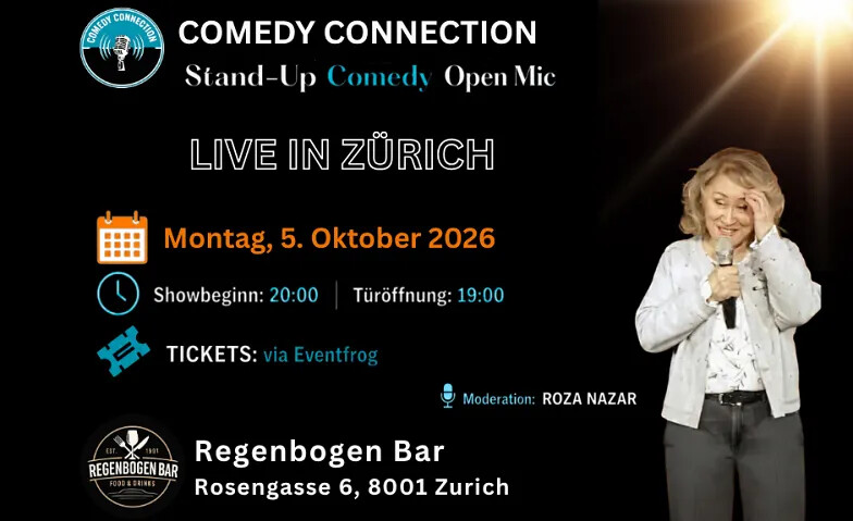COMEDY CONNECTION – Stand-up Comedy Open Mic Zürich