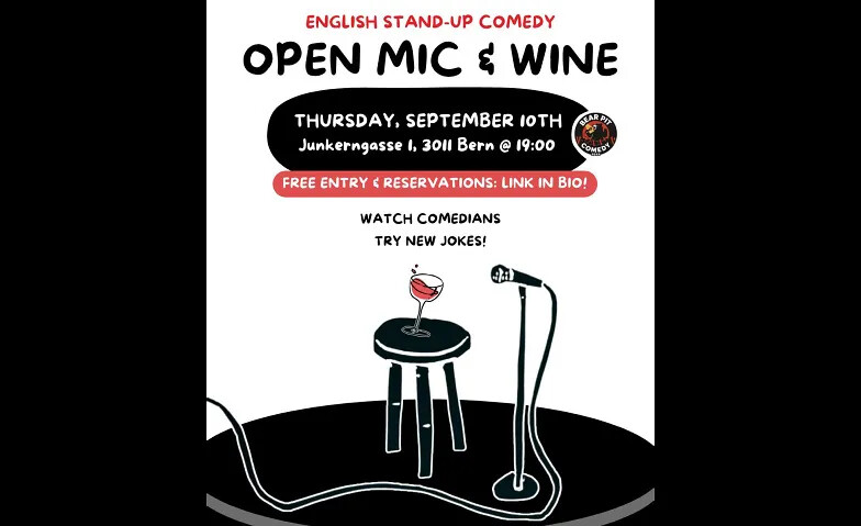English Stand-up Comedy Open Mic at Cava Hispania