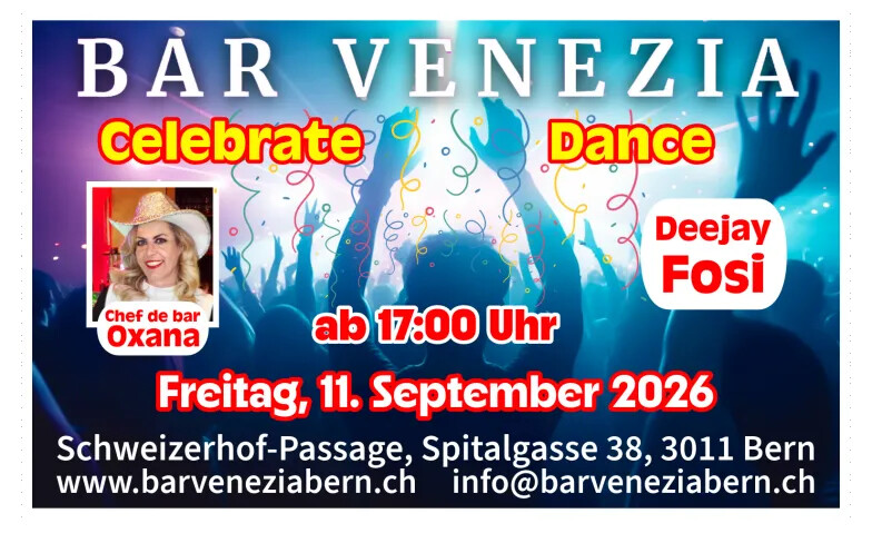 Celebrate Dance mit Deejay Fosi