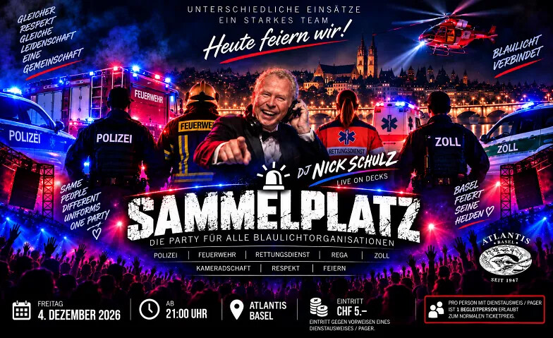 Sammelplatz - Die Party für RetterInnen