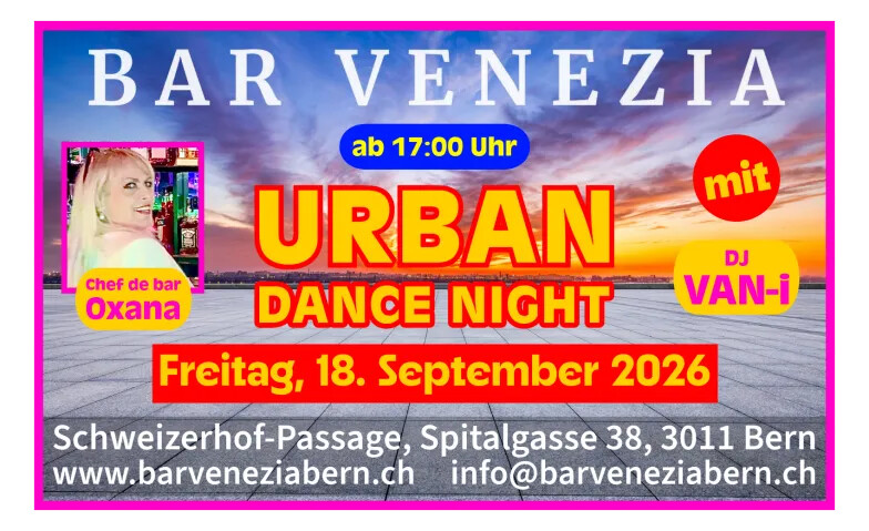 Urban Dance Night mit DJ VAN-i