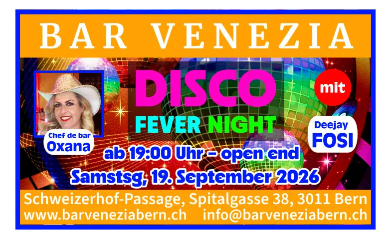 Disco Fever Night mit Deejay Fosi