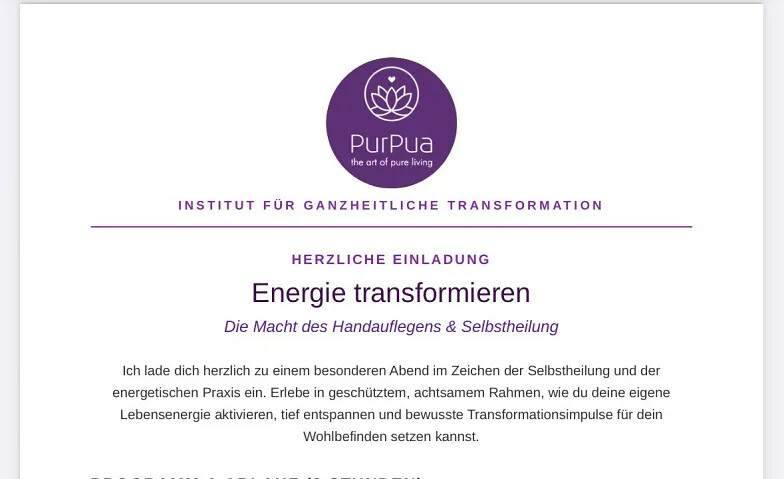Life changing Workshop