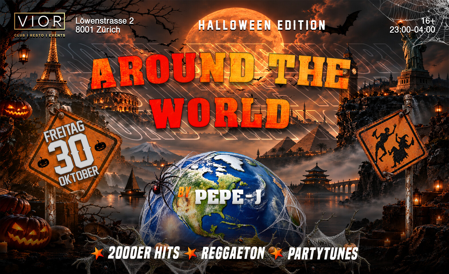 AROUND THE WORLD - HALLOWEEN EDITION (+16)