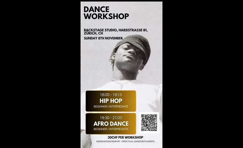Dance Workshops Afro And Hip hop freestyle