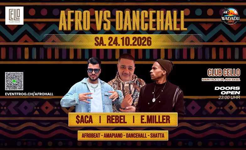 Afro vs. Dancehall: Rebel, Saca, E. Miller