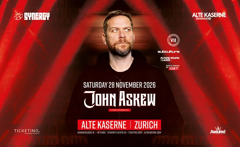 SYNERGY pres. JOHN ASKEW @ Alte Kaserne