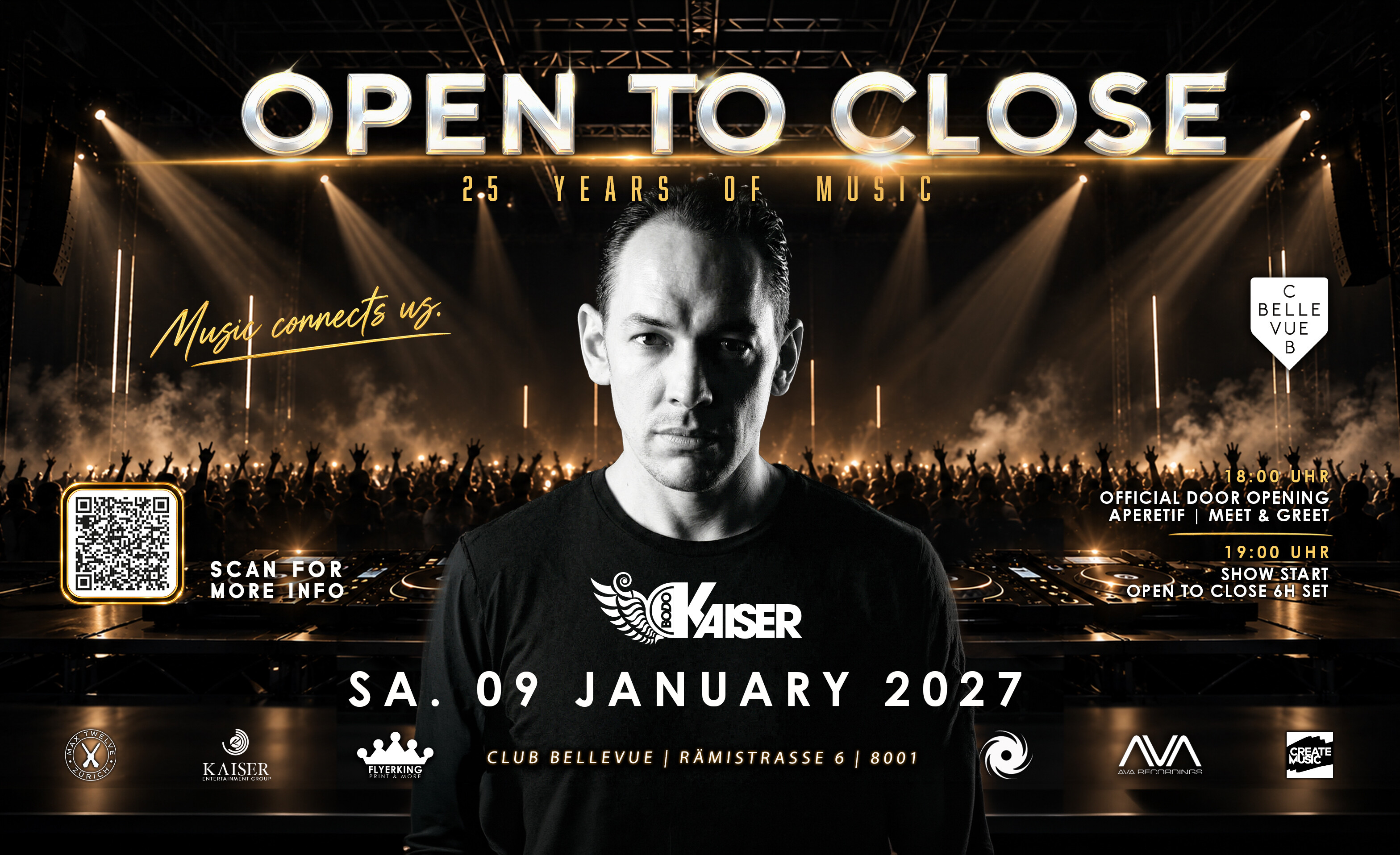 BODO KAISER - OPEN TO CLOSE / Club Bellevue