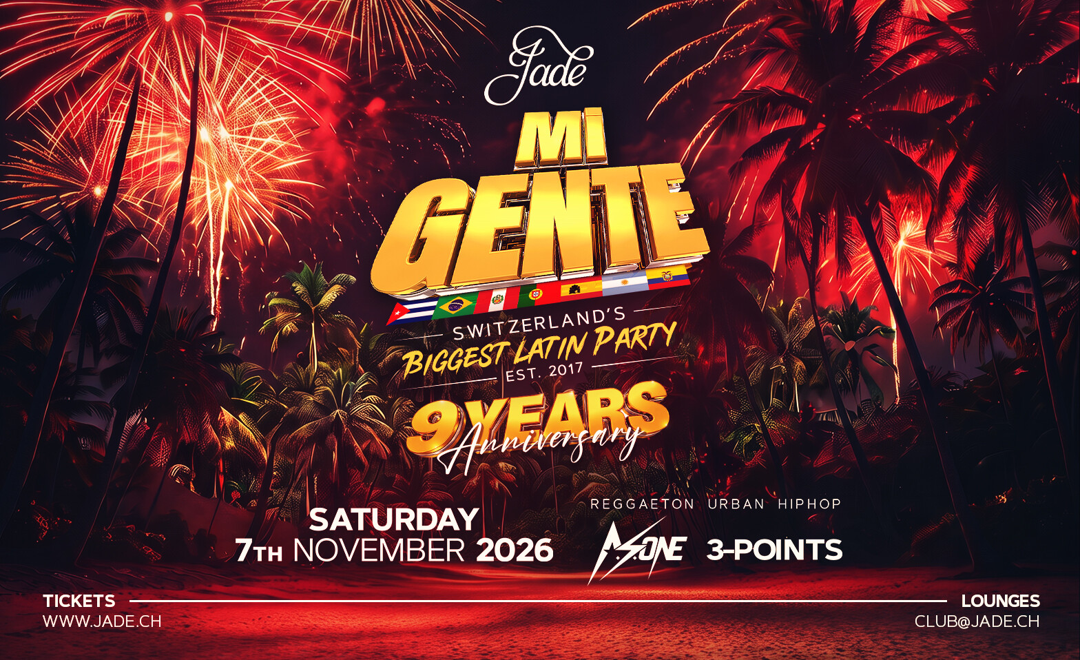 MI GENTE @JADE CLUB ZÜRICH (9 YEARS)