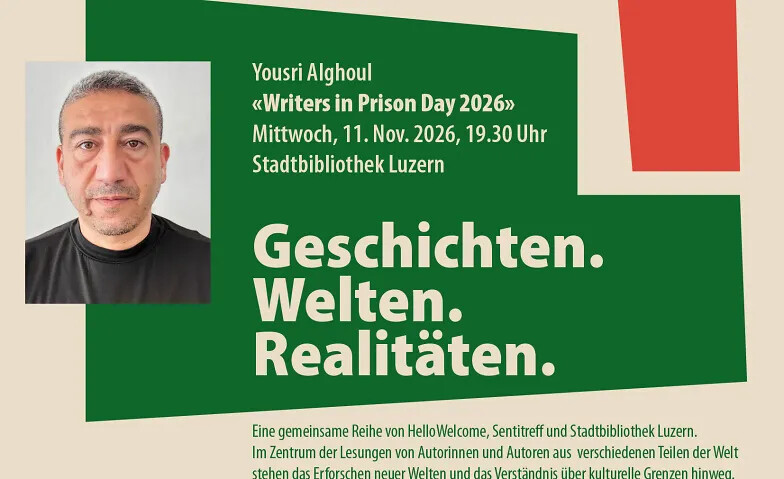 «Writers in Prison Day 2026» - Geschichten. Welten. Realität