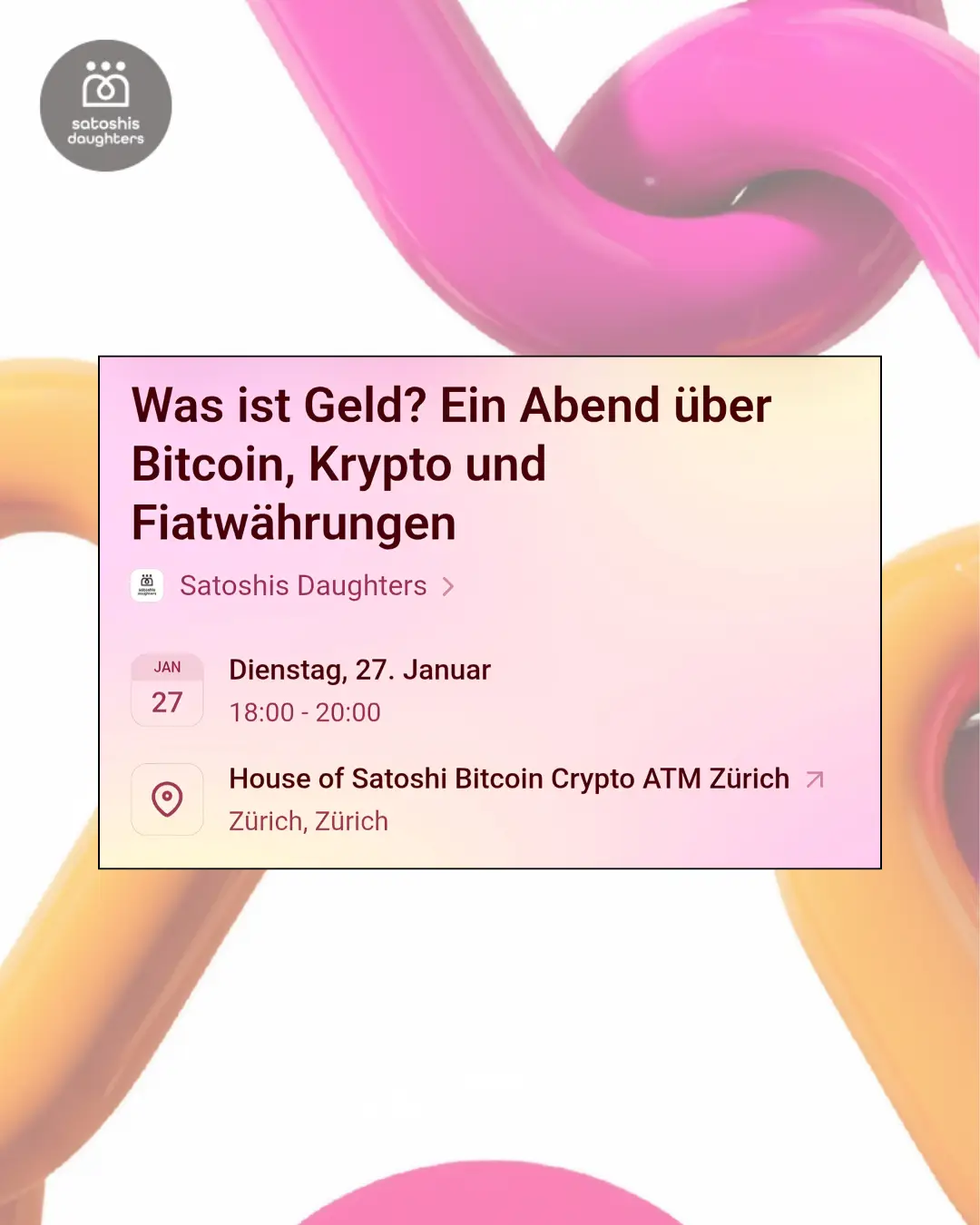 Was ist Geld? Ein Abend über Bitcoin, Krypto und Fiatwährungen