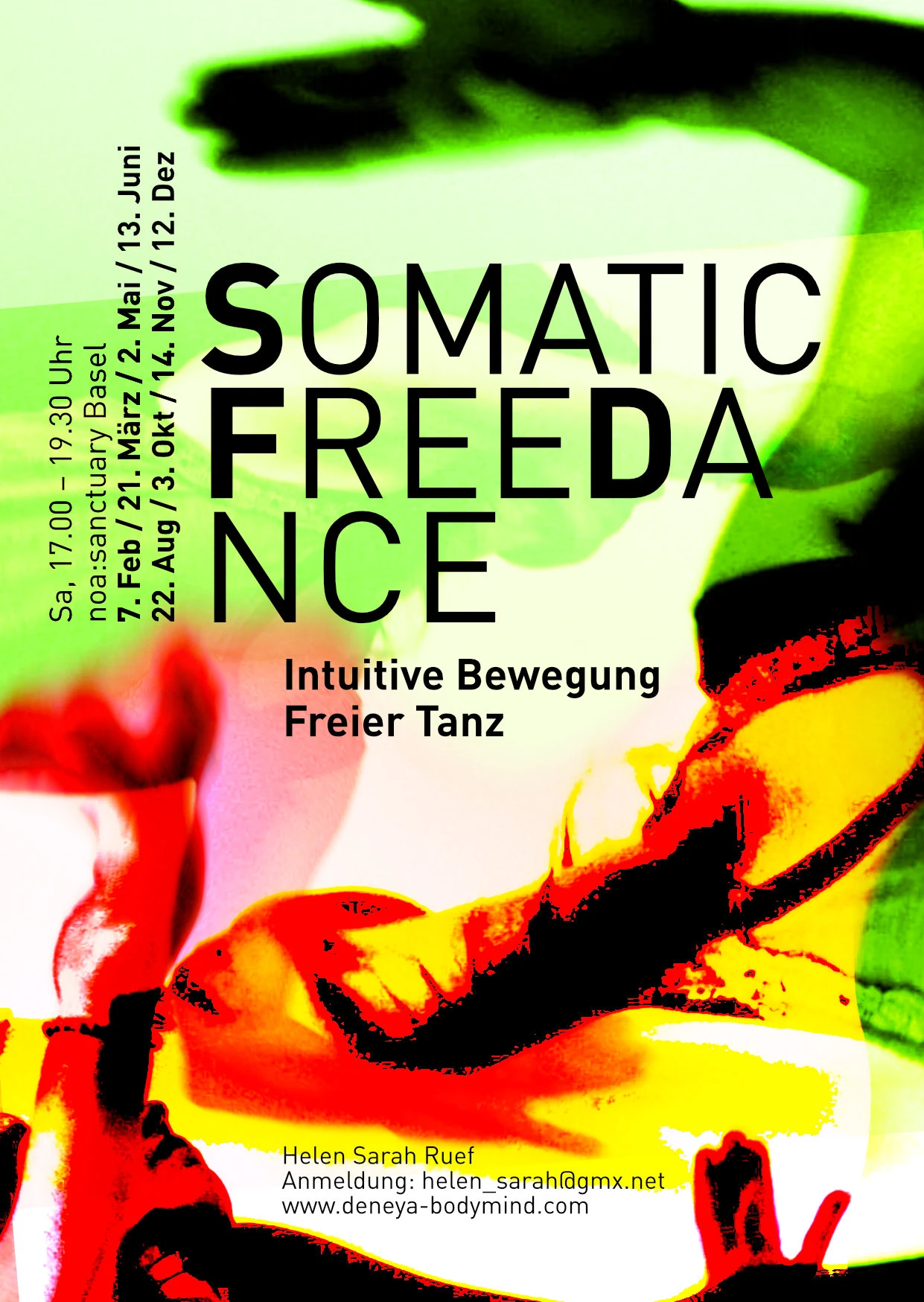 Somatic Freedance - Embodiment & Intuitiver Tanz - 15. Auguust