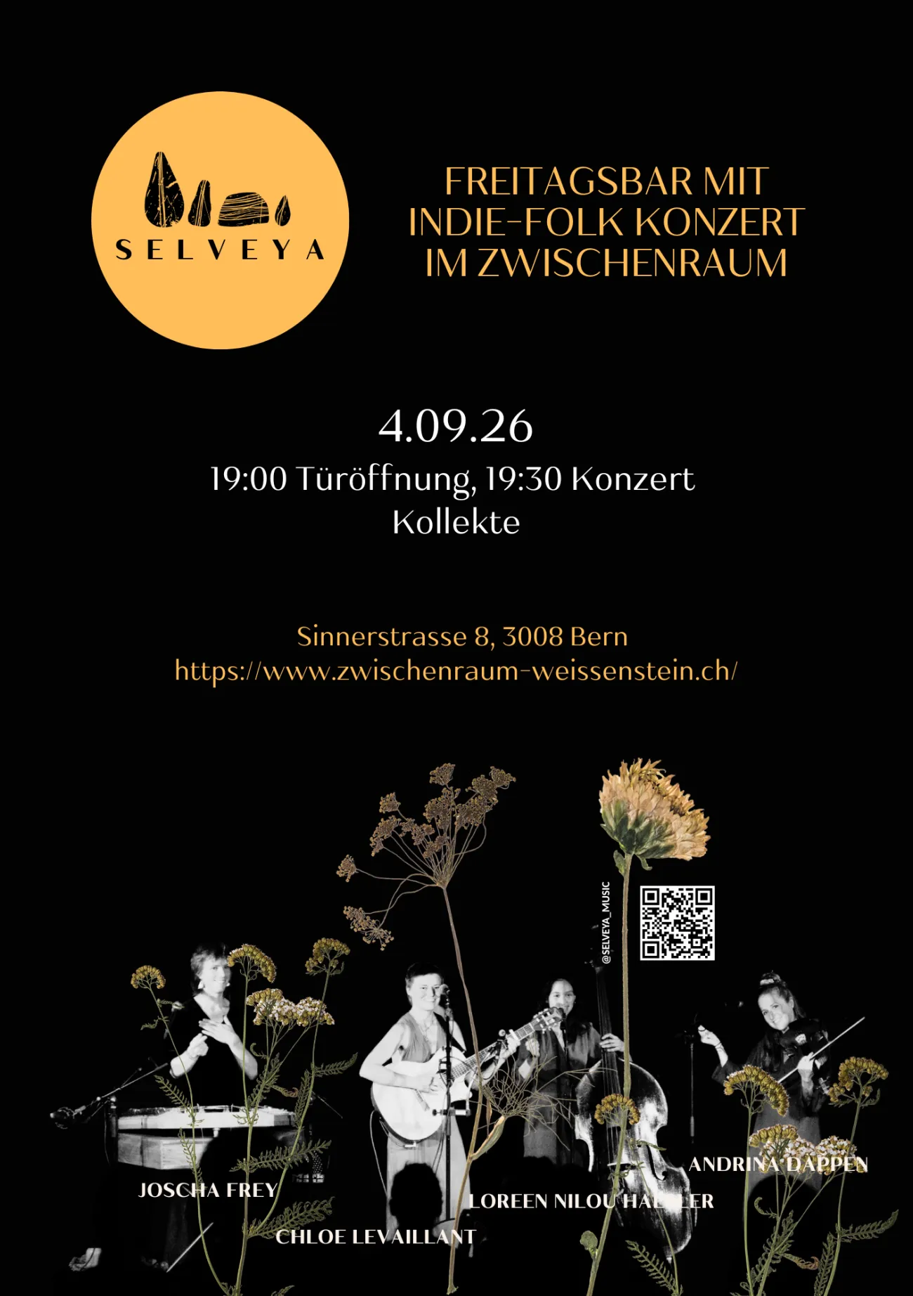 Freitagsbar mit Indie-Folk Konzert im Zwischenraum