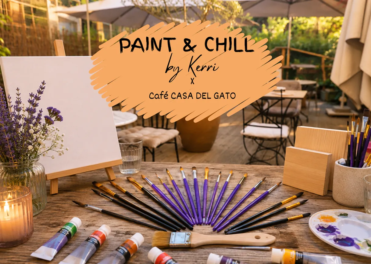 Paint & Chill in Zurich's Cat Cafe on 15th August