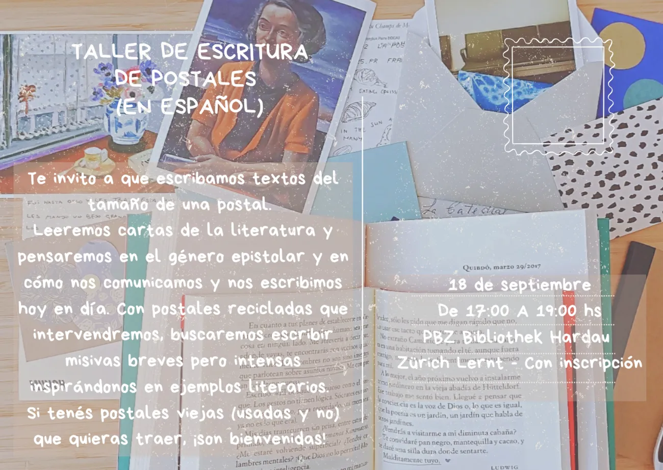 Taller de escritura de postales (en español)