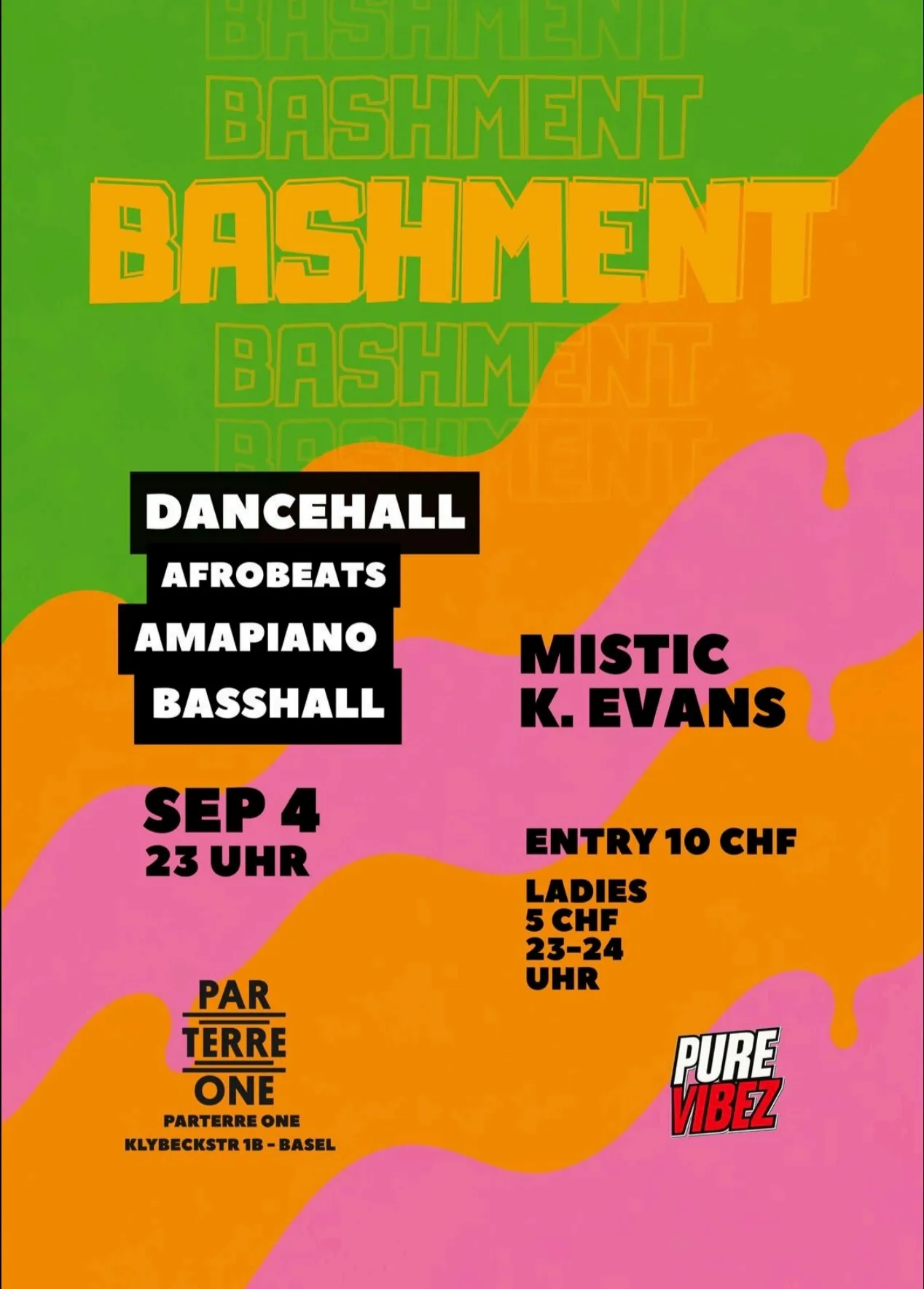 BASHMENT Basel’s New Dancehall Party At Parterre One