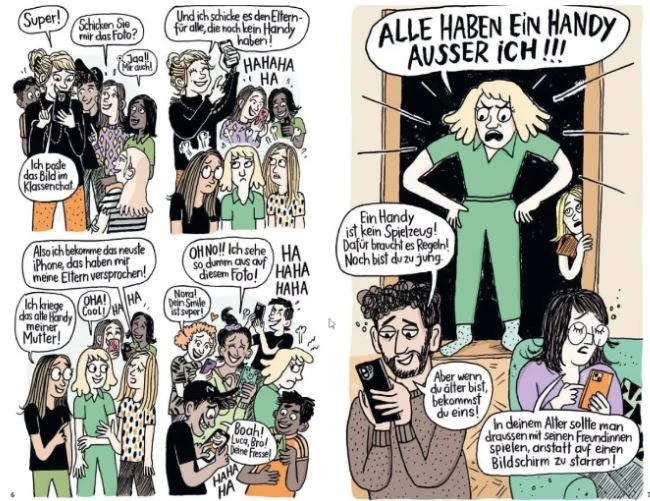 Comiclesung: «Alle haben ein Handy ausser ich»