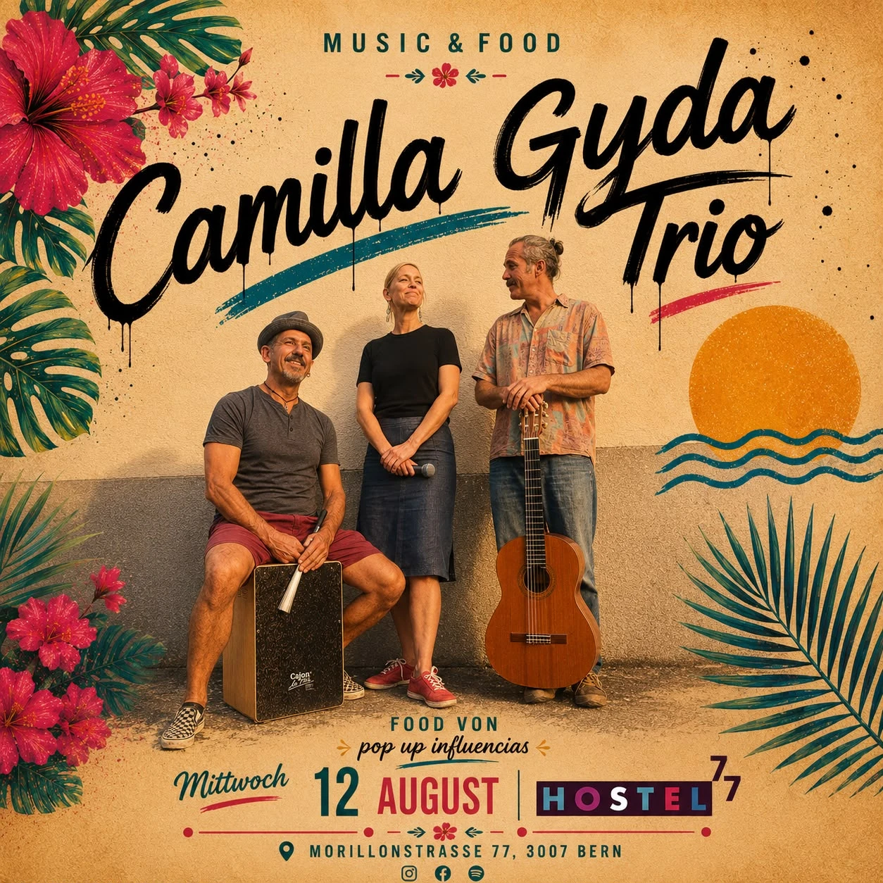 Food & Music mit Pop-up Influencias & Camilla Gyda Trio