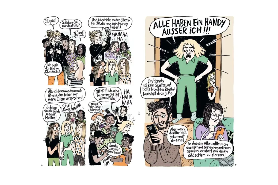 Comiclesung: «Alle haben ein Handy ausser ich»