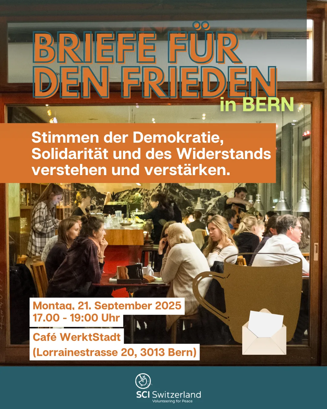 Briefe für Frieden & Demokratie - Kostenloser Workshop
