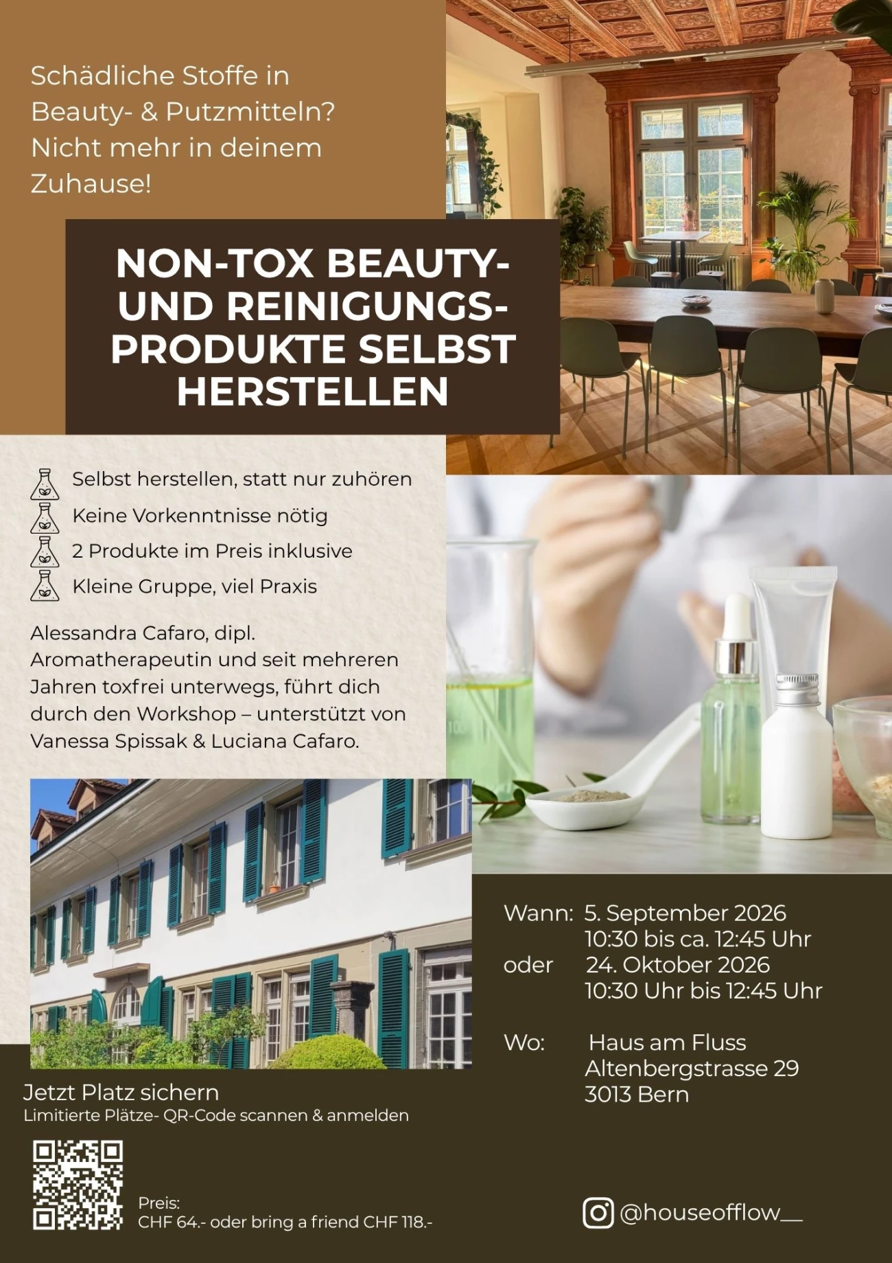 Workshop - Beauty und Reinigungsprodukte ohne Schadstoffe selbst herstellen