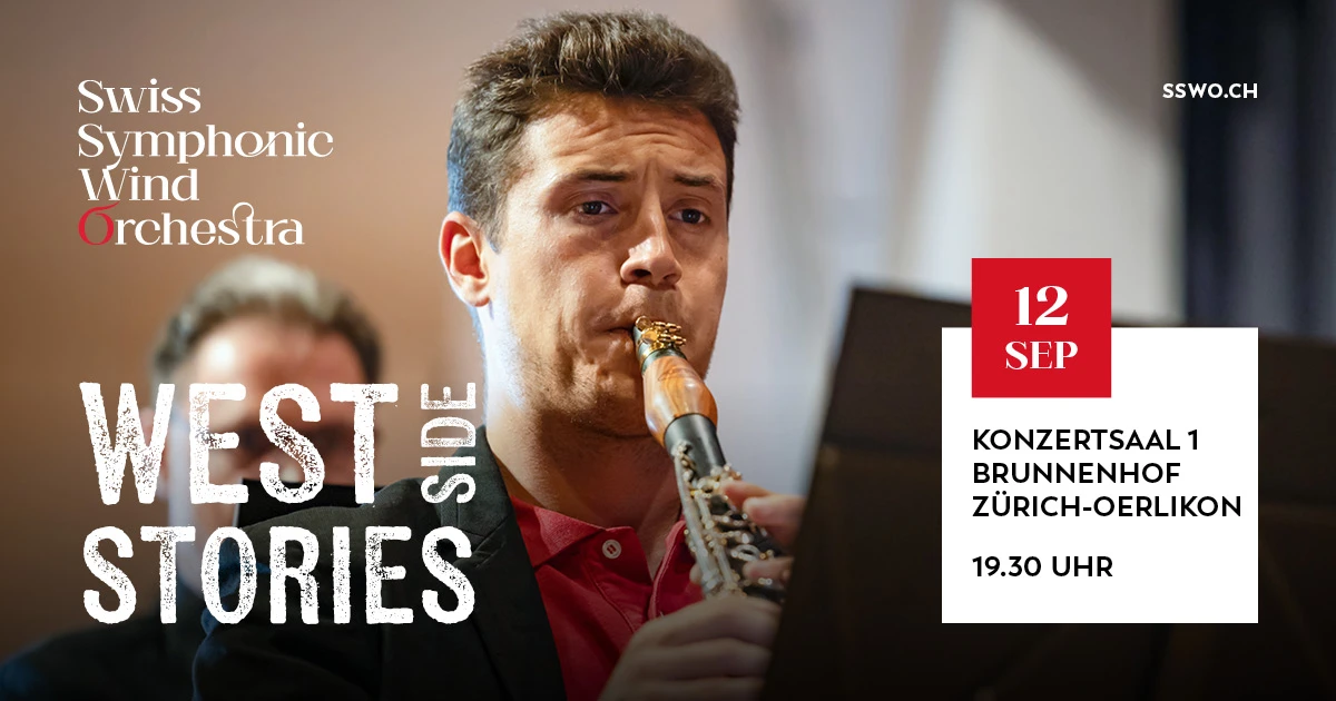 Konzerttour 2026: West Side Stories Swiss Symphonic Wind Orchestra (SSWO)