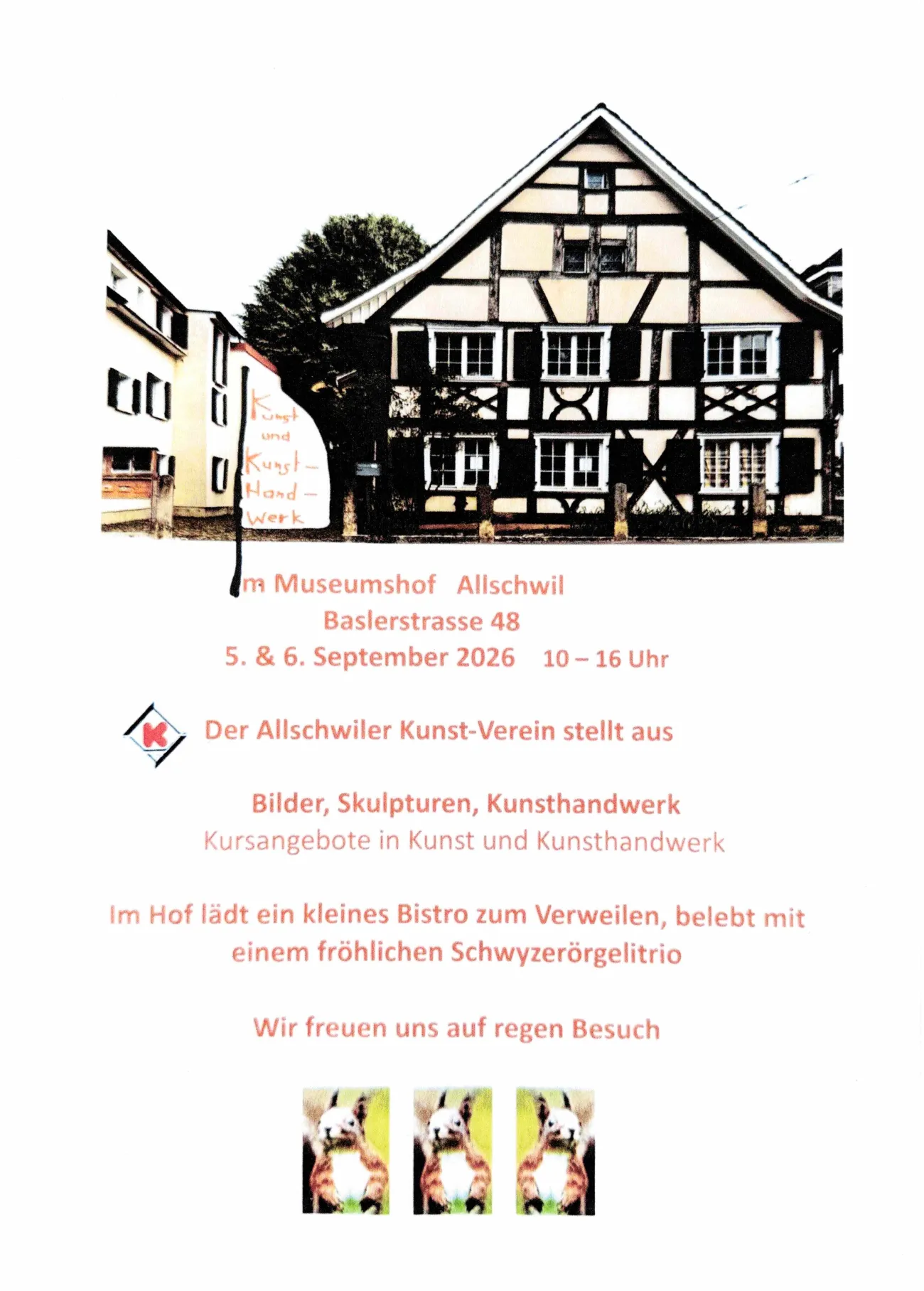 Kunst und Kunsthandwerk im Museumshof Allschwil