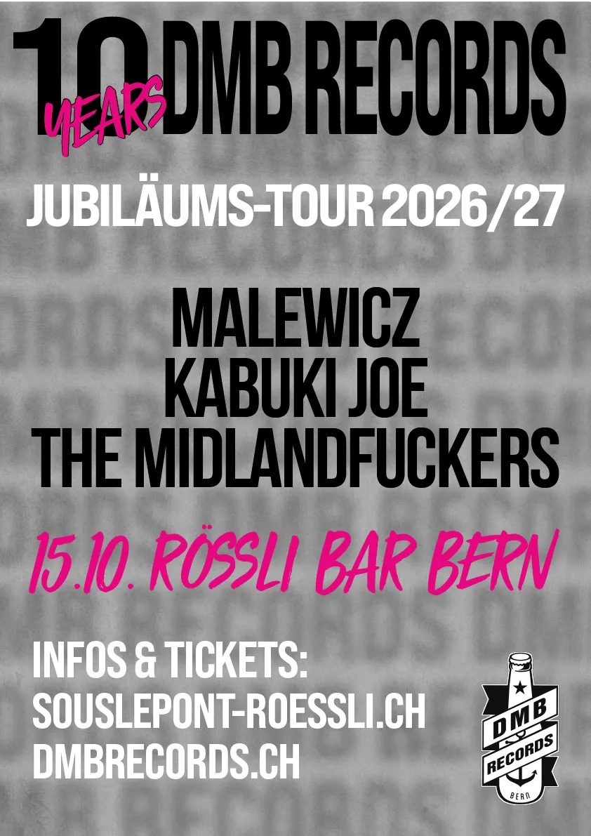 10 Jahre DMB Records – Kabuki Joe, Malewicz, The Midlandfuckers