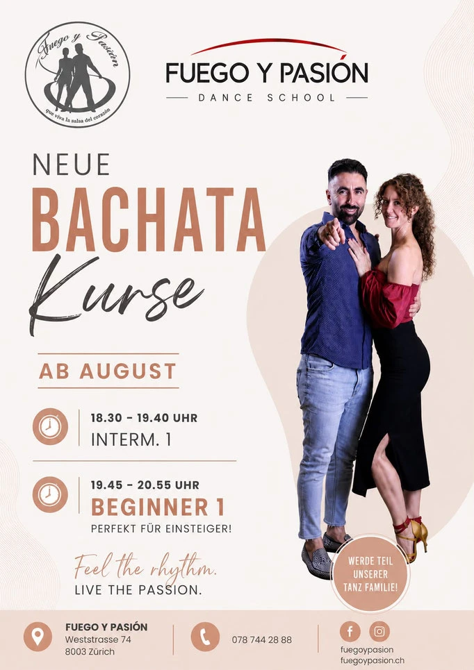 Bachata Einsteigerkurs – Dein Einstieg in die Welt des Bachata