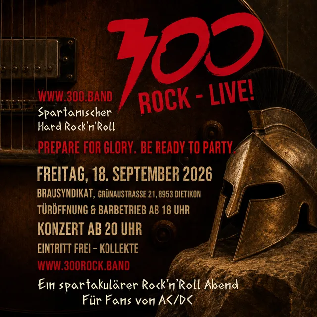 Spartanischer Hard Rock'n'Roll im Brausyndikat Dietikon