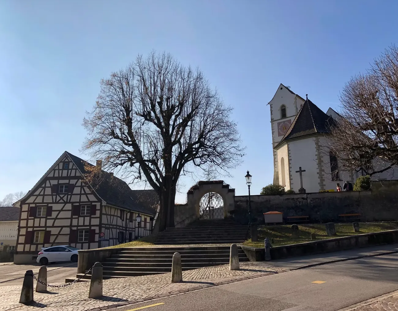 Info-Abend «Blaue Lette» Allschwil: Riegelhaus und Lehmbau