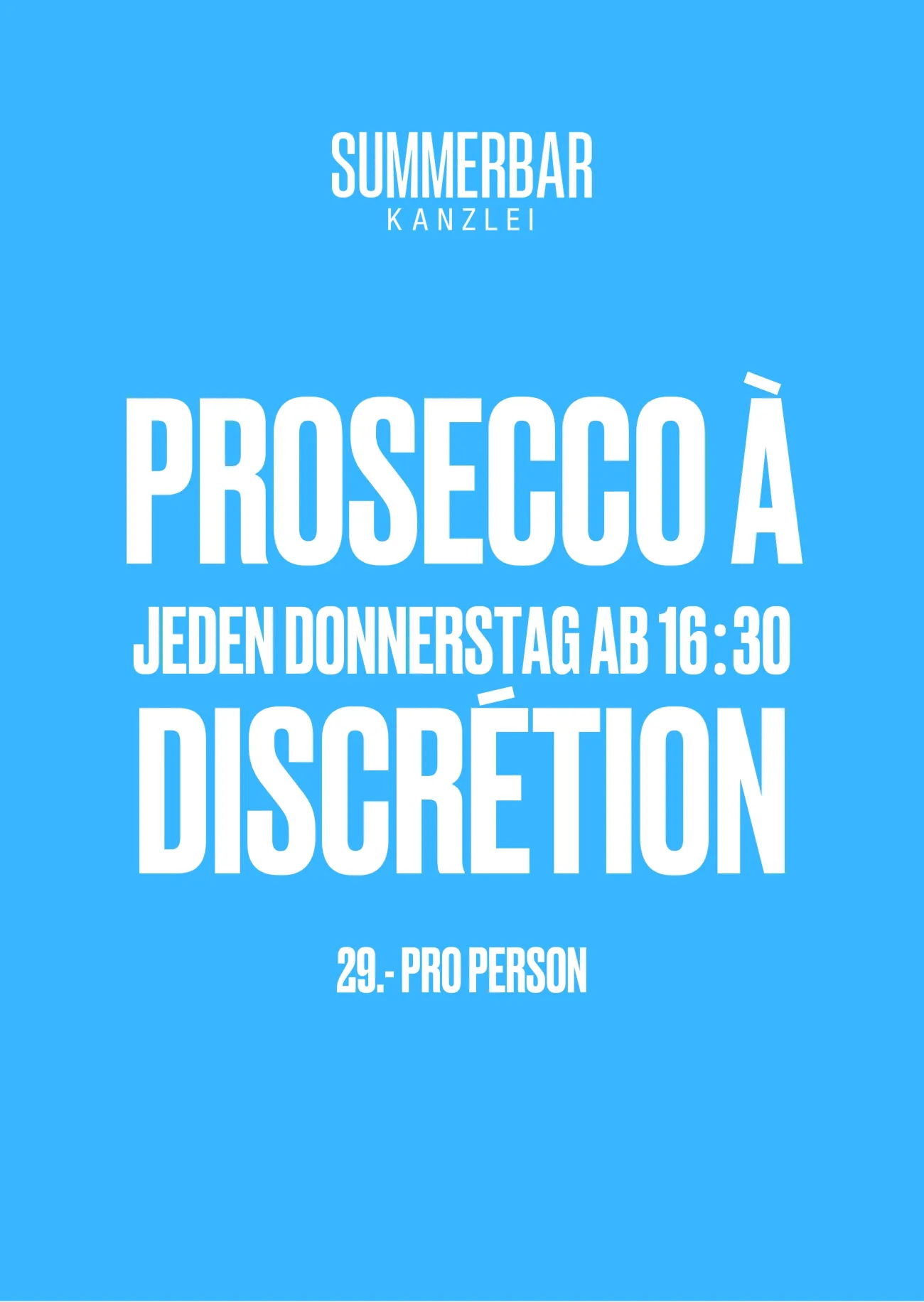 Prosecco A Discretion